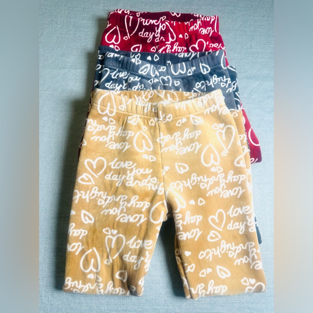 Bundle of 3 Fleece Lines Leggings Sz 7/8 - Picture 7 of 8